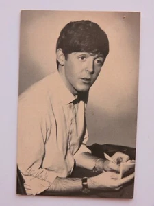 THE BEATLES ORIGINAL 1963 UK ESKIMO FOODS PHOTOGRAPH / POSTCARD 5.5" X 3.5" - Picture 1 of 2