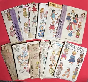 Menge 13 Vintage Puppenkleidung Betsy Wetsy Tubsy Toni kleine Tränen süße Sue - Bild 1 von 15