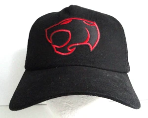 Thundercats TV Series Logo Embroidered Patch on Black Trucker Cap/Hat - Picture 1 of 3