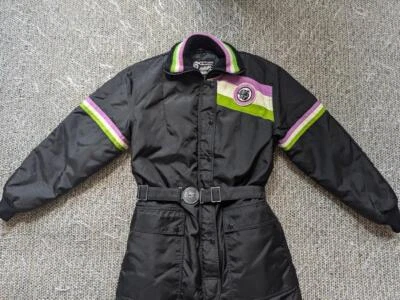 vintage USA made 1970s snowmobile ARCTIC CAT one piece S ski SUIT nylon 1PC - Image 1 of 4