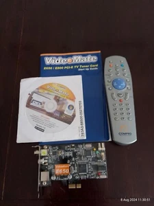 TV Tuner Card with Start Up Guide Compro Disk and Compro Remote Control - Picture 1 of 1