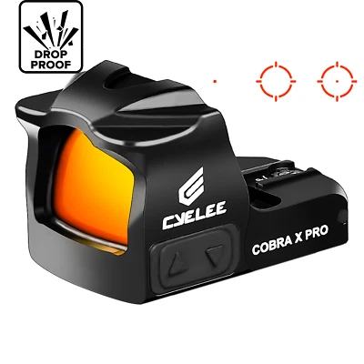 Cyelee Cobra X Pro, Red 2 MOA Dot & 26 MOA Circle For Doctor For Venom Footprint