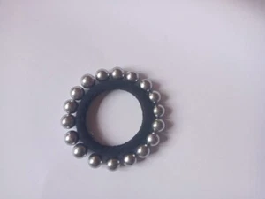 Hair Band With Grey Color Pearls Medium Size For Party Wear And Casual Wear Cute - Picture 1 of 4