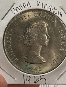 United Kingdom - 1965 - Sir Winston Churchill Commemorative Coin - Elizabeth II - Picture 1 of 2
