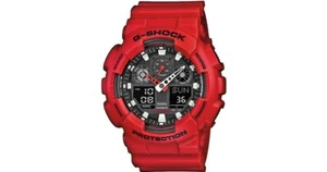 Casio G-Shock GA-100B-4AER RED Watch for Men - Picture 1 of 3