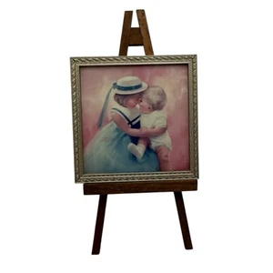 Donald Zolan Mother's Angel 5th in framed miniature series, Box, Easel 1992 - Picture 1 of 5
