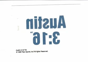 1999 ARTBOX WWF MOTIONCARDZ TEMPORARY TATTOOZ Complete Set Of 8 Stone Cold Kane - Bild 1 von 2