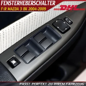 Für Mazda 3 BK 2004-2009 Fensterheber Schalter (Komplett Automatikfunktion) Neu - Bild 1 von 19