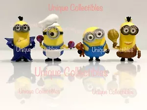 Minions Action Figures Bob Stuart Kevin Gone Batty Cro-Minion Bundle Like NEW - Picture 1 of 15