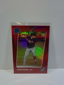 2021 novato clasificación Donruss Bobby Dalbec Boston Medias Rojas Medias Rojas holo paralelo #48 radiocontrol - Imagen 1 de 2