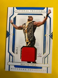 RS31555 2024 National Treasures WWE Material Treasures Montez Ford #71/99 - Picture 1 of 2