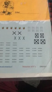 1/35 Decals, Decalcomaniacs, Bulgarian AFV's - Picture 1 of 1