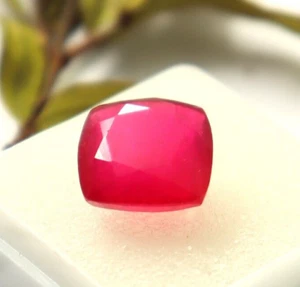 Piedras preciosas sueltas de berilo rojo corte cojín de 7,35 quilates con certificación natural de berilo suelto - Imagen 1 de 8