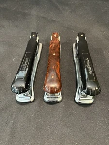 3 Vintage Bakelite Staplers - Machine Age Steampunk Ace Liner Model 502 - Picture 1 of 7