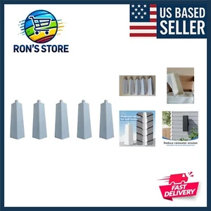 5 - New Aluminum Outside Siding Corner 8 Inches 5 Nails Included - Picture 1 of 8