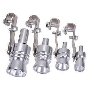 1pc Silver Turbine Sound Exhaust Muffler Valve Accessories Pipe Blow Off Valve - Picture 1 of 16