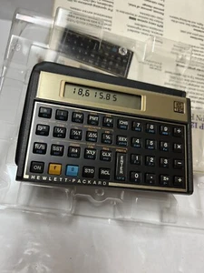 HP 12C RPN Financial Calculator - Sleeve - Owner's Handbook Original Box! EUC! - Picture 1 of 11