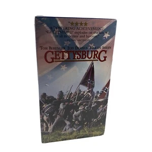 Gettysburg (VHS, 1993) 2 Video Tape Set Tom Berenger Jeff Daniels - NEW Sealed - Picture 1 of 4