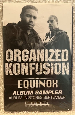 Organized Konfusion - Equinox ALBUM SAMPLER CASSETTE BRAND NEW! SEALED! - Image 1 of 3