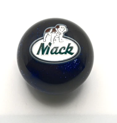 Mack Trucks Semi camión Hanco estilo carretera Bulldog perilla de cambio azul  Foto 1 de 2