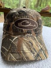Drake Waterfowl Systems Youth SZ Camouflage Hat Cap Duck Hunting Logo Strapback