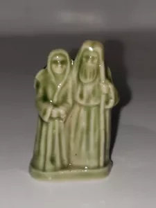 Statuetta tè rosa rossa WADE WHIMSIES SERIE ARCA DI NOÈ NOAH & NAAMAH sua moglie - Foto 1 di 8