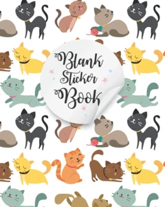 Blank Sticker Book: Blank Sticker Book Collecting Album - Stickers Album - Picture 1 of 12