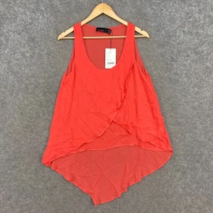NEW Wish Top Womens 10 Silk Small Sheer Sleeveless Scoop Neck 7601 - Picture 1 of 12