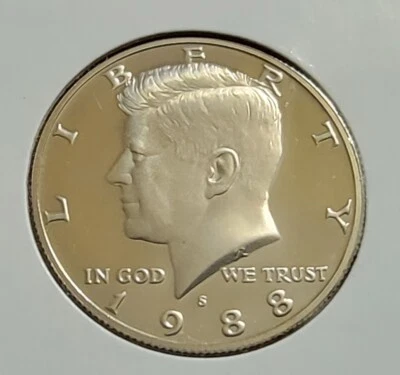 1988-S Clad Proof John F Kennedy Half Dollar - Image 1 of 2