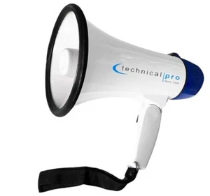 Technical Pro 20 Watt Portable Megaphone W/ Strap,Siren,Volume Control - Picture 1 of 1