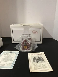 Rockwell's Main Street "The Town Offices" Hand Painted Sculpture 1989 - Picture 1 of 5