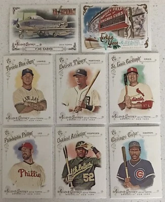 ( U SELECT CARDS ) 2014  ALLEN & GINTER SINGLES 200-350 + Related Sets🔽 - Image 1 of 3