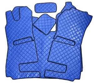 LKW Fußmatten Tunnelabdeckung in Blau passend für Scania R ab 2013 RECARO Sitze - Bild 1 von 4