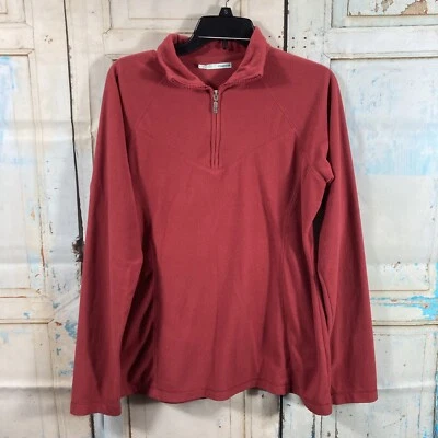 Top pulóver Maurices para mujer púrpura rojizo 1/4 cremallera talla grande  Foto 1 de 4