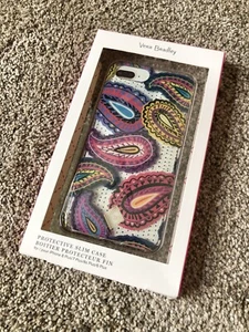 Vera Bradley Protective Slim Case For iPhone 8/7/6S Plus Paisley New In Open Box - Photo 1 sur 8