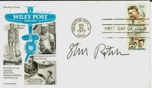 "Air Force Cross" Brigadier General Steve Ritchie Hand Signed FDC Dated 1979 COA - Picture 1 of 2