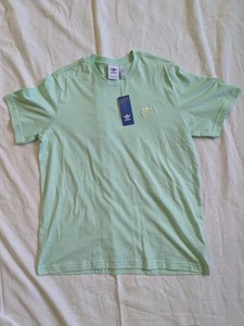 Adidas TShirt Uomo Large Trasparente Verde Come Nuova Essenziale Nuova con etichette - Foto 1 di 5