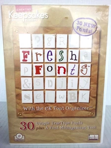 Creating Keepsakes: Fresh Fonts(CD-ROM) New  - Picture 1 of 4