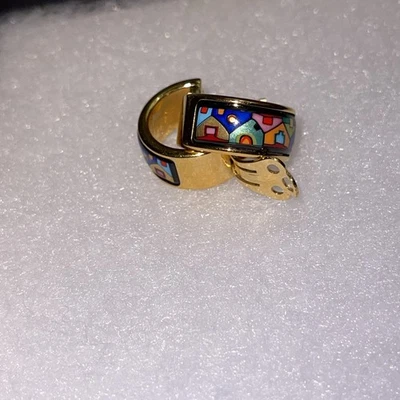 PENDIENTES FREYWILLE MINI CRIOLLOS Homenaje a Hundertwasser: Street Rivers Foto 1 de 4