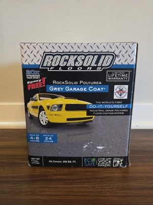 RockSolid Floors RockSolid Polyurea Grey Garage Coat-250 SQ. FT. - Image 1 of 4