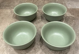 Set of 4 Pfaltzgraff Seychelles Sea Green Bowls 4.25” X 2.25” USA - Picture 1 of 6