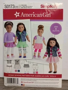 2015 Simplicity American Girl Pattern S0173 Doll Clothes UNCUT - Picture 1 of 2