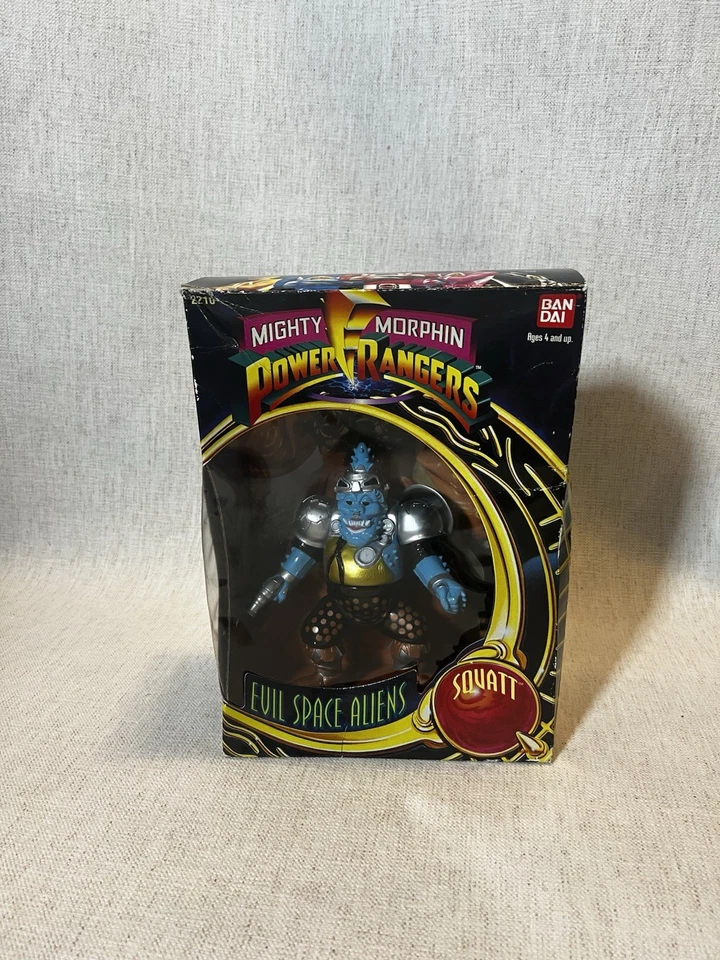 万代 Mighty Morphin Power Rangers Evil Space Aliens Squatt — 第 1/4 张图片