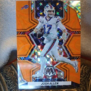 2022 Panini Mosaic Josh Allen Reactive Orange National Pride #253 Buffalo Bills - Bild 1 von 9