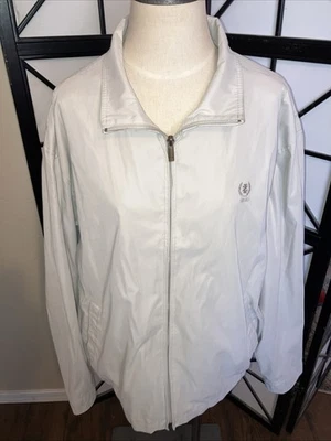 Izod Men’s Tan Lined Jacket Sz Xl-FREE SHIPPING - Imagem 1 de 4