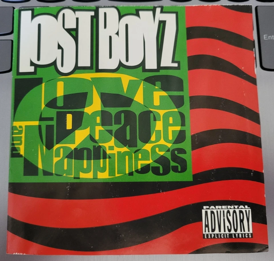 1997 LOST BOYZ LOVE PEACE & NAPPINESS Queens New York Hip Hop Rap CD & Insert - Image 1 of 3