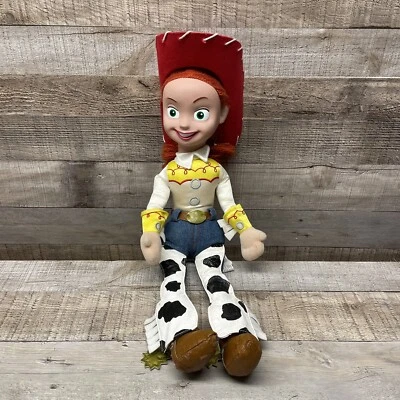 迪士尼/皮克斯杰西 18 英寸女牛仔娃娃玩具总动员 2 可弯曲可姿势迪士尼商店 — 第 1/4 张图片