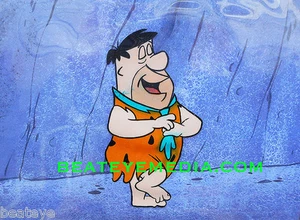 FLINTSTONES CEL-ANIMATION KUNST, CARTOON, HANNA BARBERA, TV, COMIC ART, POP ART, COMICS - Bild 1 von 2