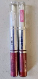 2x Covergirl Outlast Double Lipshine Lip Gloss Lipstick #255 Cabernet - Picture 1 of 1