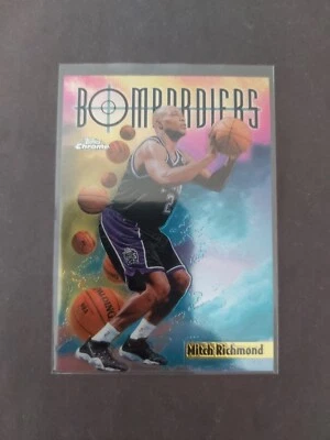 98-99 Topps Chrome Mitch Richmond Season's Best Bombardiers Insert #sb7 Kings - Image 1 of 2